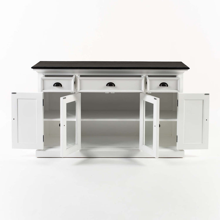 Halifax Contrast Buffet with 4 Doors 3 Drawers - Lifestyle View | Marcottestyle