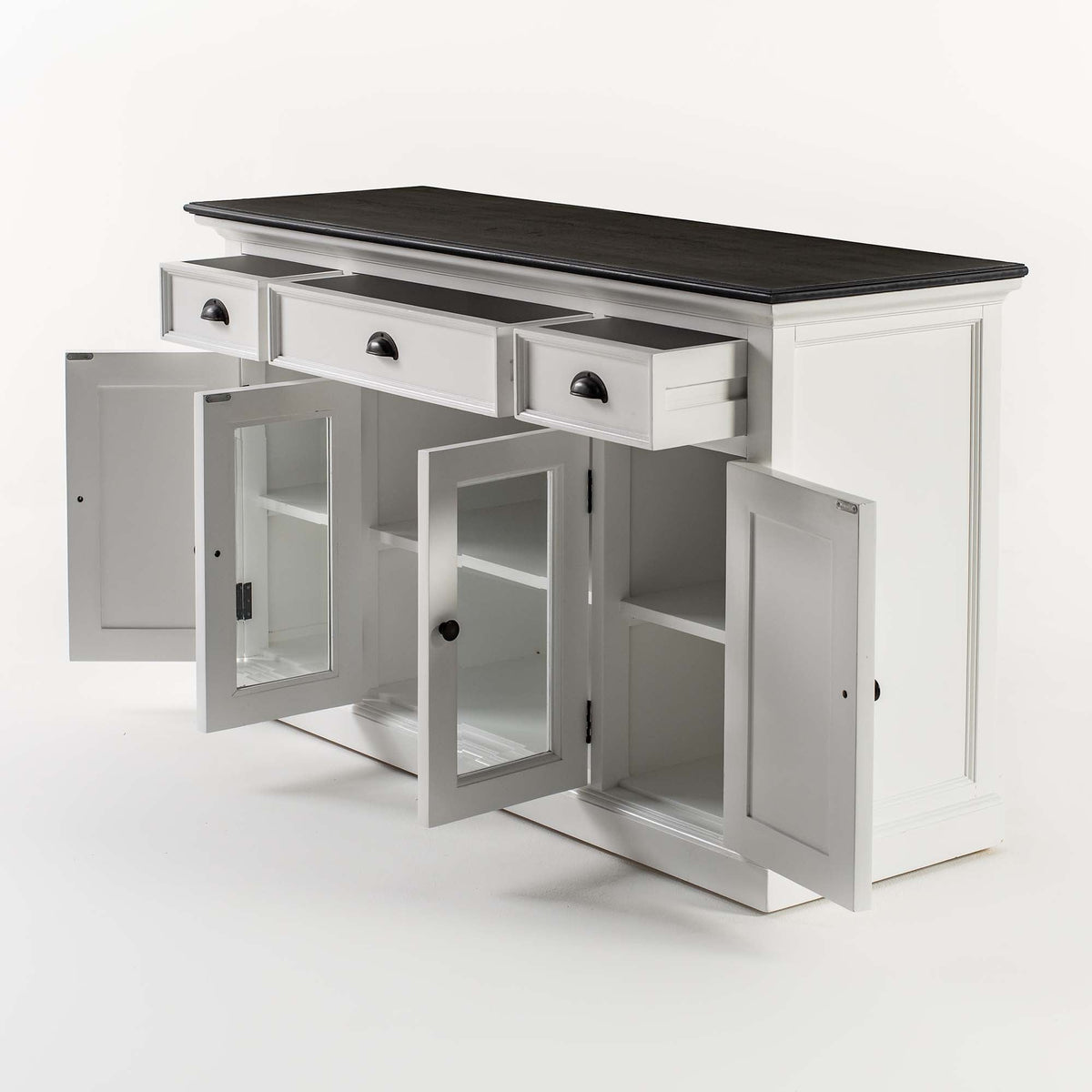 Halifax Contrast Buffet with 4 Doors 3 Drawers - Lifestyle View | Marcottestyle