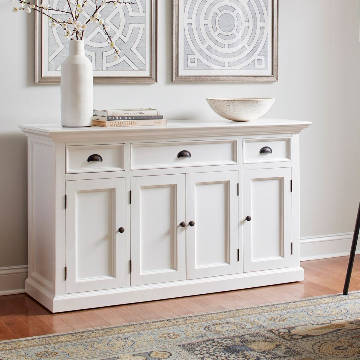 Buffet with 4 Doors 3 Drawers – lifestyle | Marcottestyle