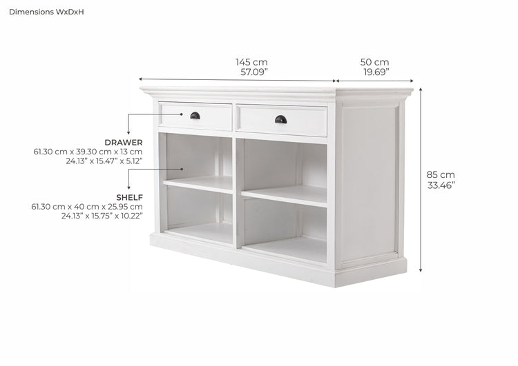 Buffet with 2 Drawers | Marcottestyle