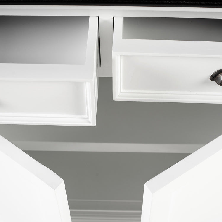 Halifax Contrast Buffet - Classic White & Black - Lifestyle View | Marcottestyle