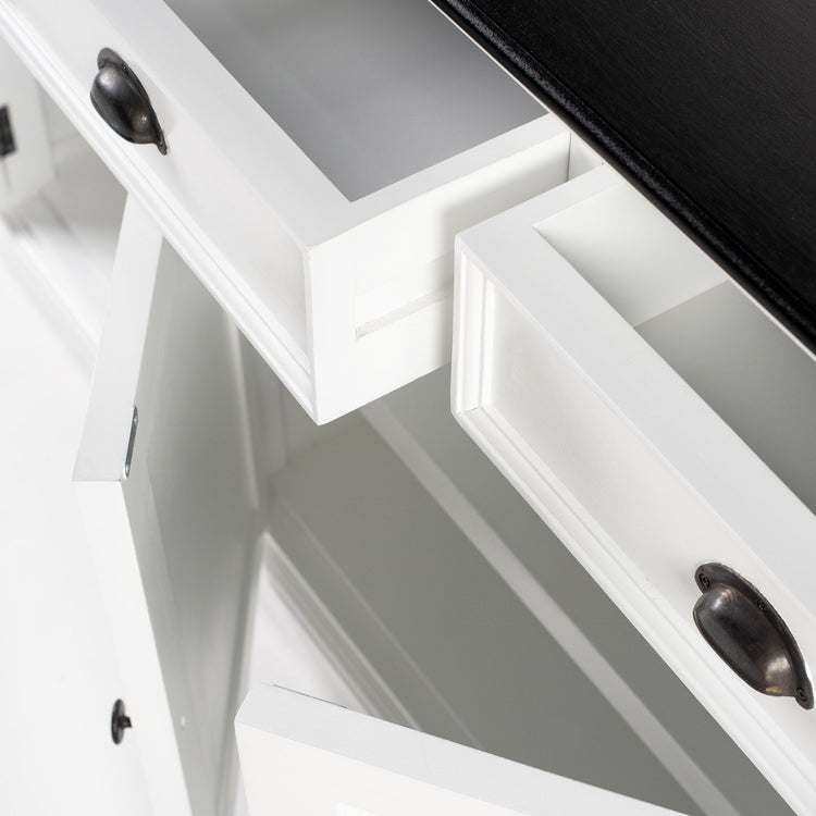 Halifax Contrast Buffet - Classic White & Black - Lifestyle View | Marcottestyle