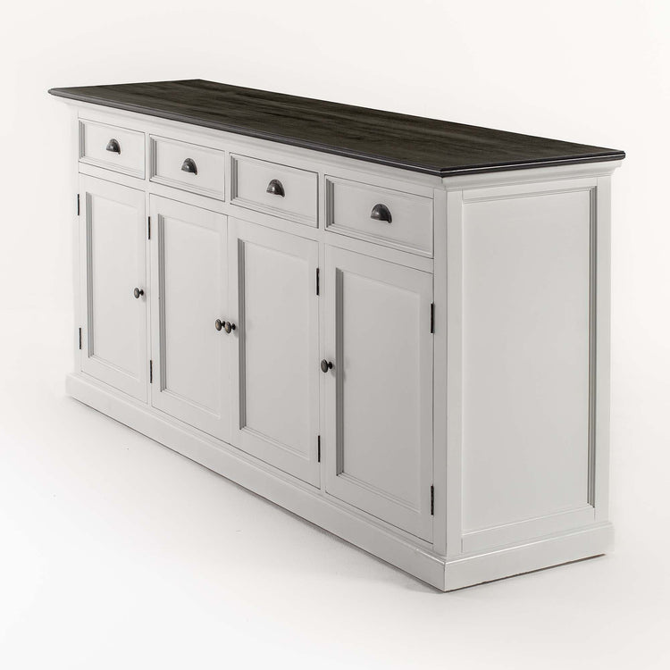 Halifax Contrast Buffet - Classic White & Black - Lifestyle View | Marcottestyle