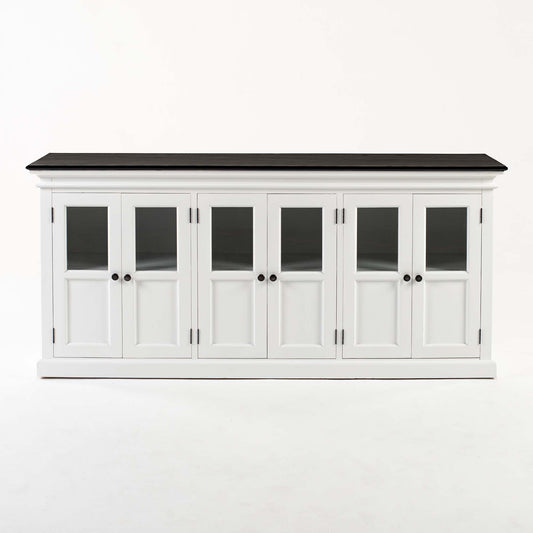 Halifax Contrast Buffet with 6 Glass Doors | Marcottestyle
