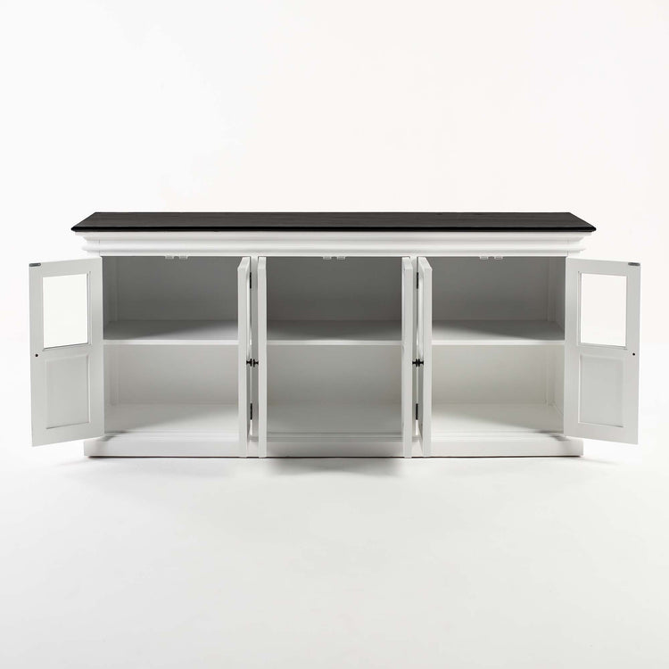 Halifax Contrast Buffet with 6 Glass Doors - Lifestyle View | Marcottestyle