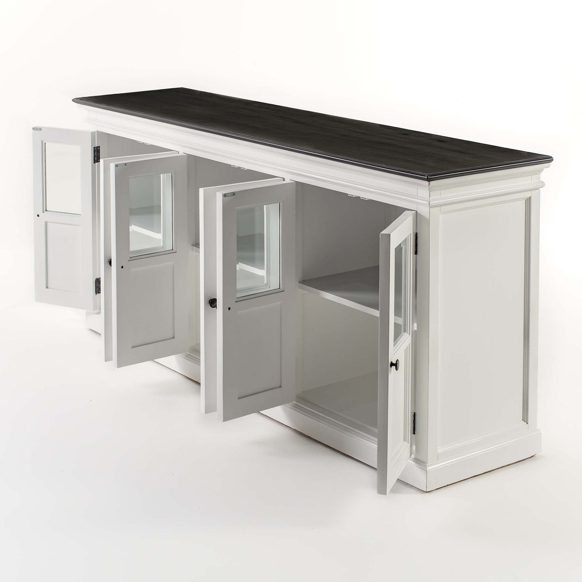 Halifax Contrast Buffet with 6 Glass Doors - Lifestyle View | Marcottestyle