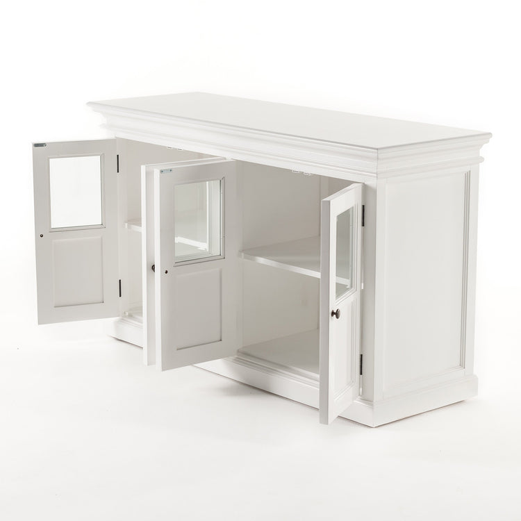 Halifax Buffet with 4 Glass Doors - Lifestyle View | Marcottestyle