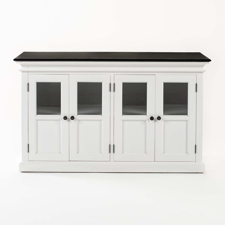 Halifax Contrast Buffet with 4 Glass Doors | Marcottestyle