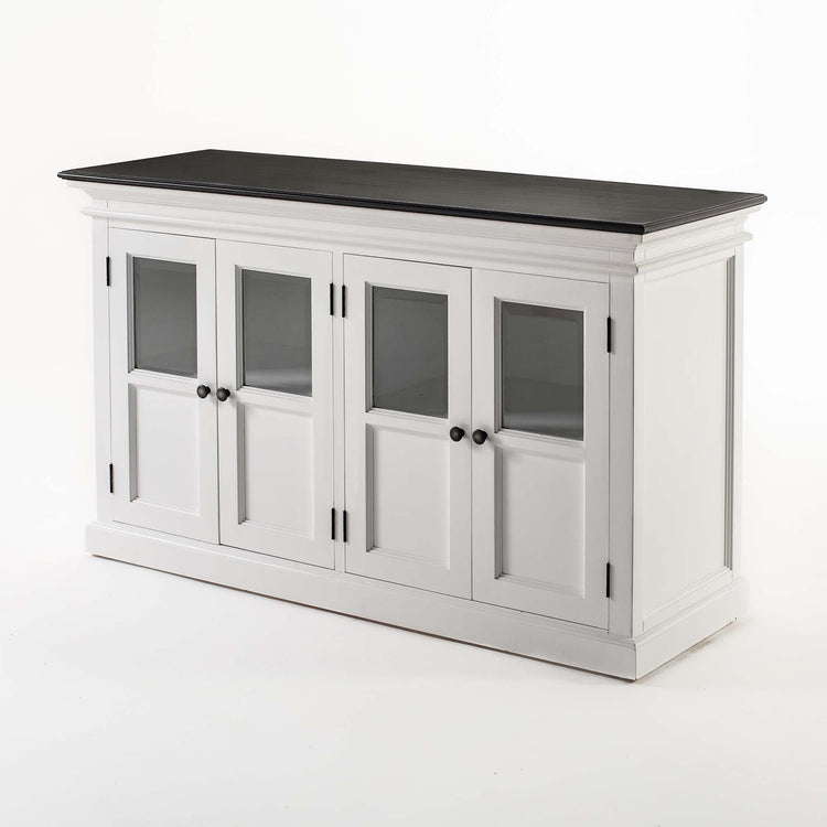 Halifax Contrast Buffet with 4 Glass Doors - Lifestyle View | Marcottestyle