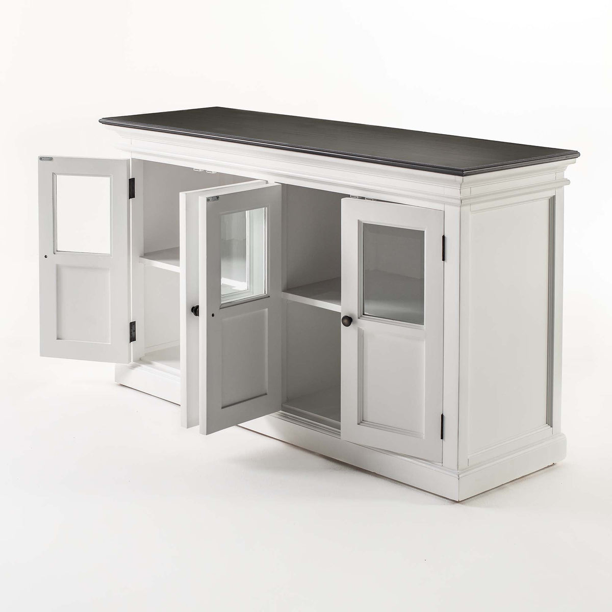 Halifax Contrast Buffet with 4 Glass Doors - Lifestyle View | Marcottestyle