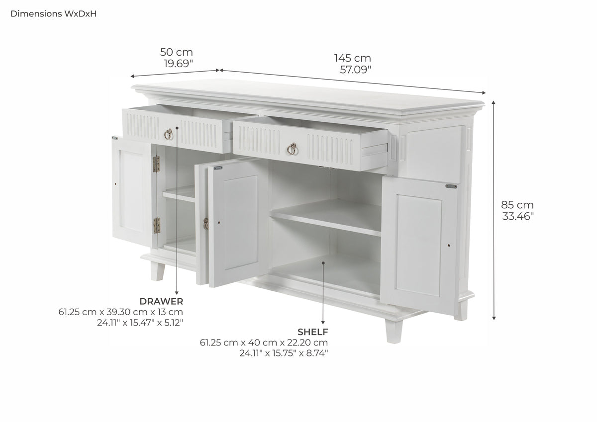 Skansen Buffet with 4 Doors - Lifestyle View | Marcottestyle
