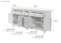 Skansen Buffet mit 5 Türen - Lifestyle View | Marcottestyle