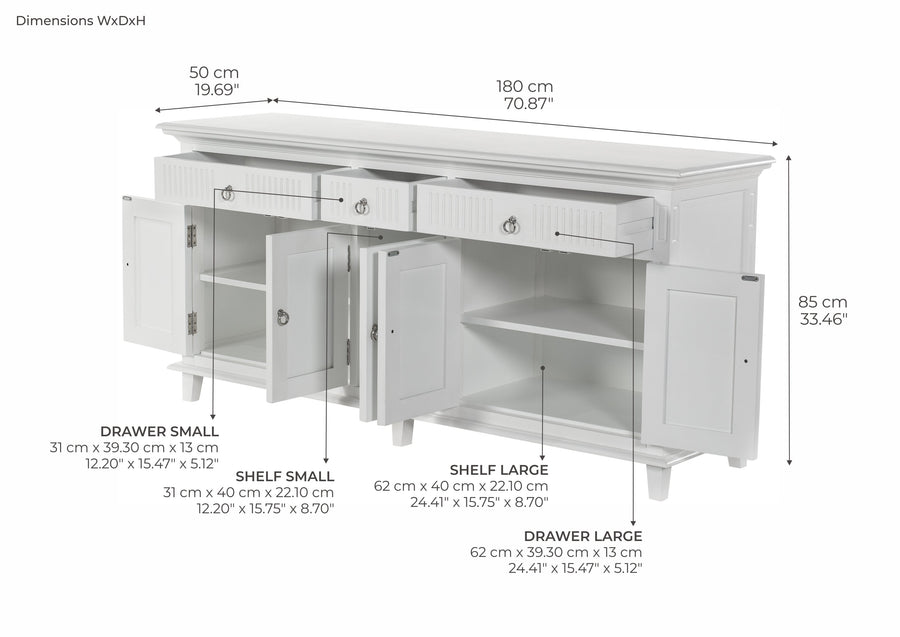 Skansen Buffet mit 5 Türen - Lifestyle View | Marcottestyle