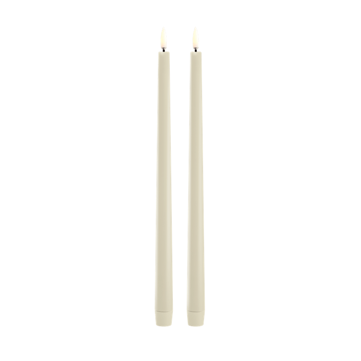 Slim Taper Candles W2,3 x H32cm (2-pack) | Marcottestyle