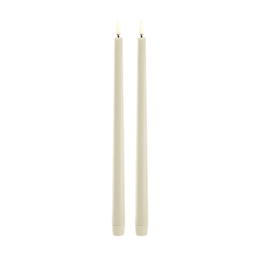 Slim Taper Candles W2,3 x H32cm (2-pack) | Marcottestyle
