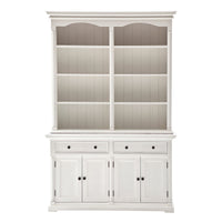Provence Anrichte and Open Aufsatzschrank - Weiß