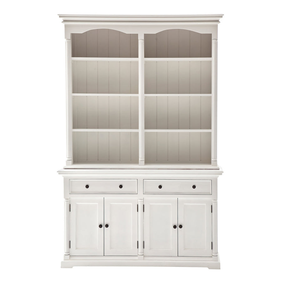 Provence Anrichte and Open Aufsatzschrank - Weiß