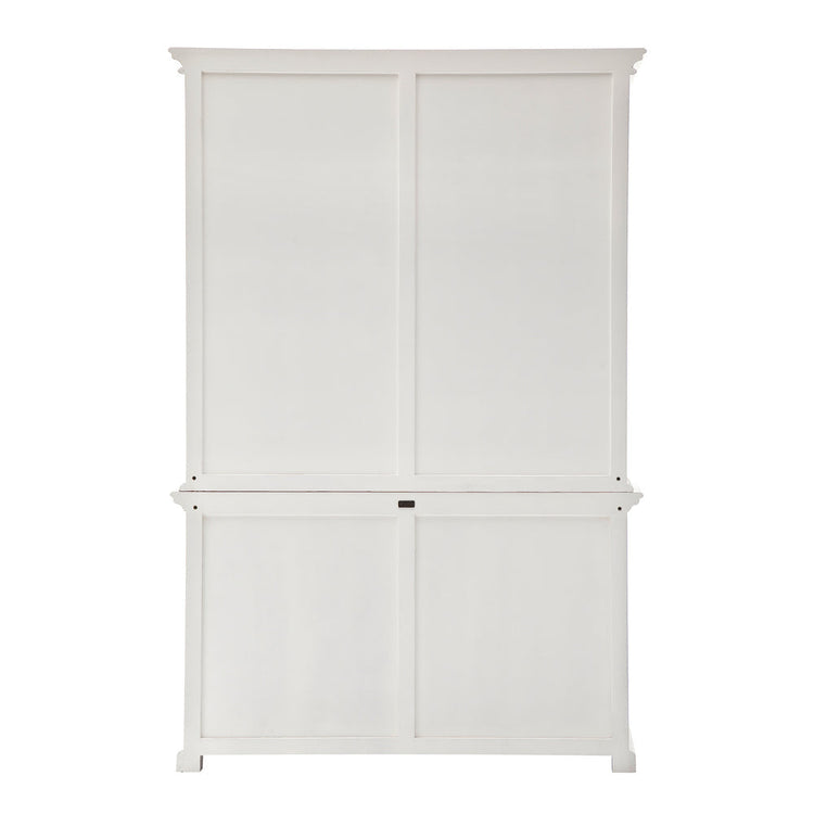 Provence Buffet and Open Hutch Cabinet - Blanc | Marcottestyle