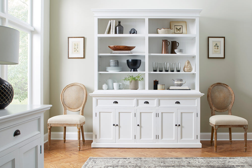 Hutch Bookcase 5 Doors, 3 Drawers - lifestyle | Marcottestyle