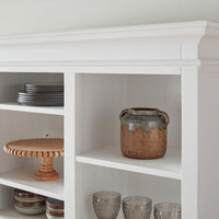 Buffet Hutch Unit with 2 Adjustable Shelves - Lifestyle View | Marcottestyle