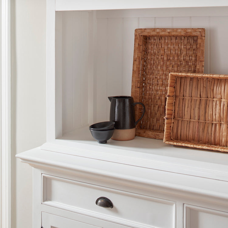 Buffet Hutch Unit with 2 Adjustable Shelves - Lifestyle View | Marcottestyle