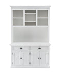 Buffet Hutch Unit with 2 Adjustable Shelves
