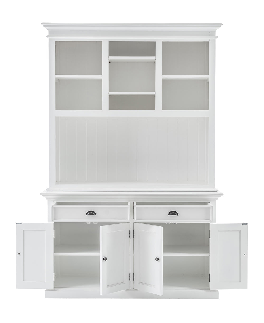 Buffet Hutch Unit with 2 Adjustable Shelves - Lifestyle View | Marcottestyle
