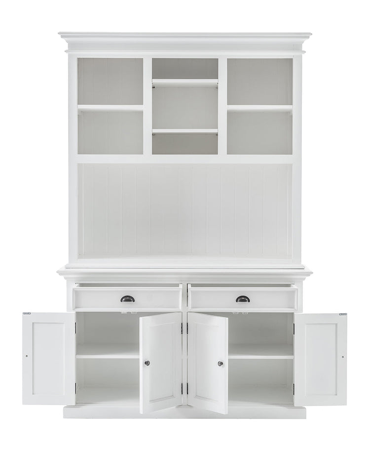 Buffet Hutch Unit with 2 Adjustable Shelves - Lifestyle View | Marcottestyle