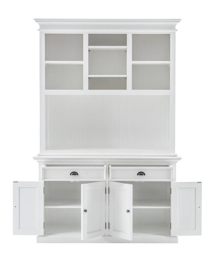 Buffet Hutch Unit with 2 Adjustable Shelves - Lifestyle View | Marcottestyle