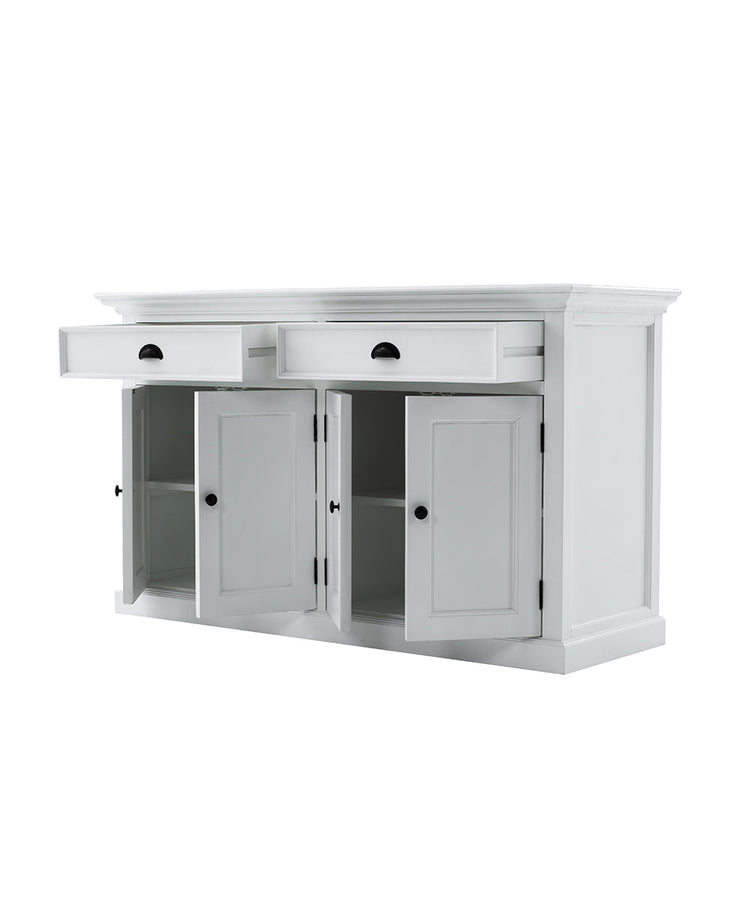 Buffet Hutch Unit with 2 Adjustable Shelves - Lifestyle View | Marcottestyle