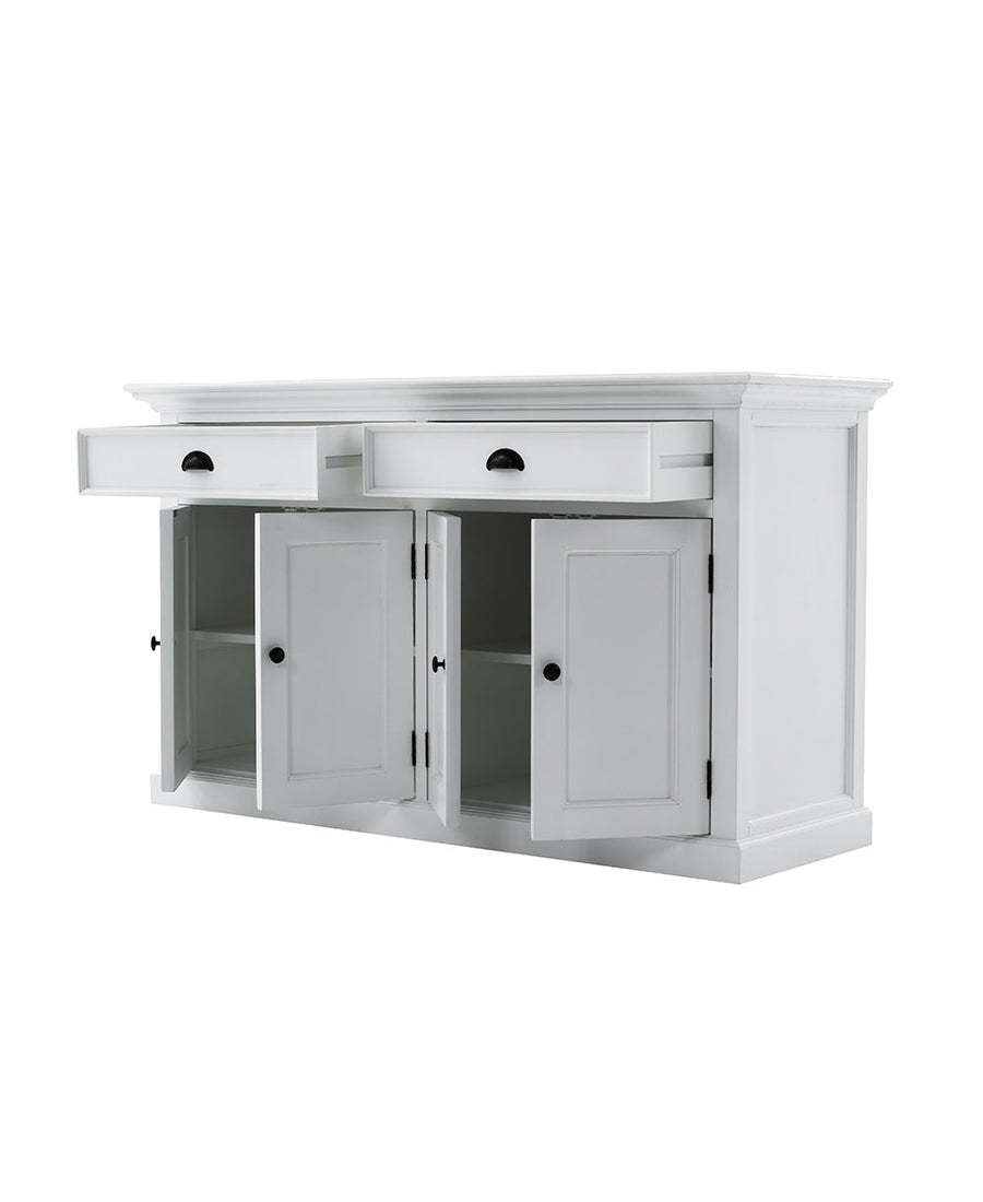 Buffet Hutch Unit with 2 Adjustable Shelves - Lifestyle View | Marcottestyle