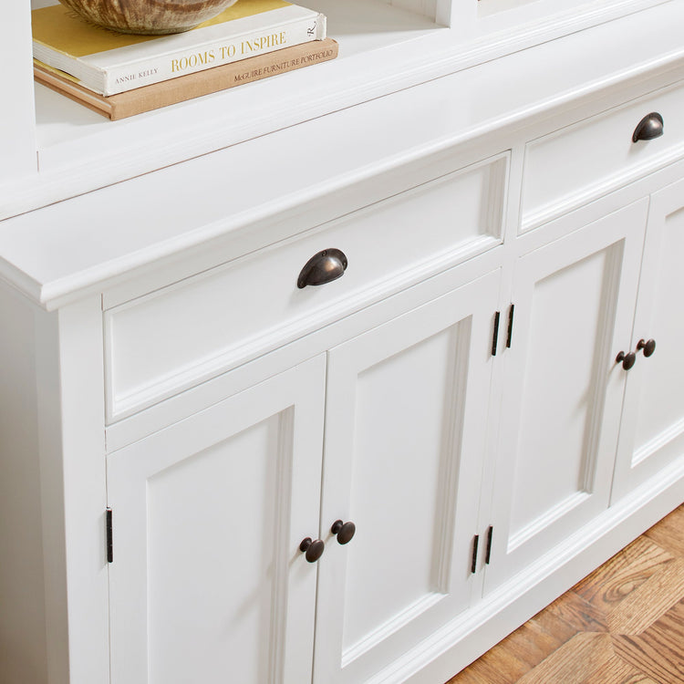 Buffet Hutch Unit with 6 Shelves - Lifestyle View | Marcottestyle