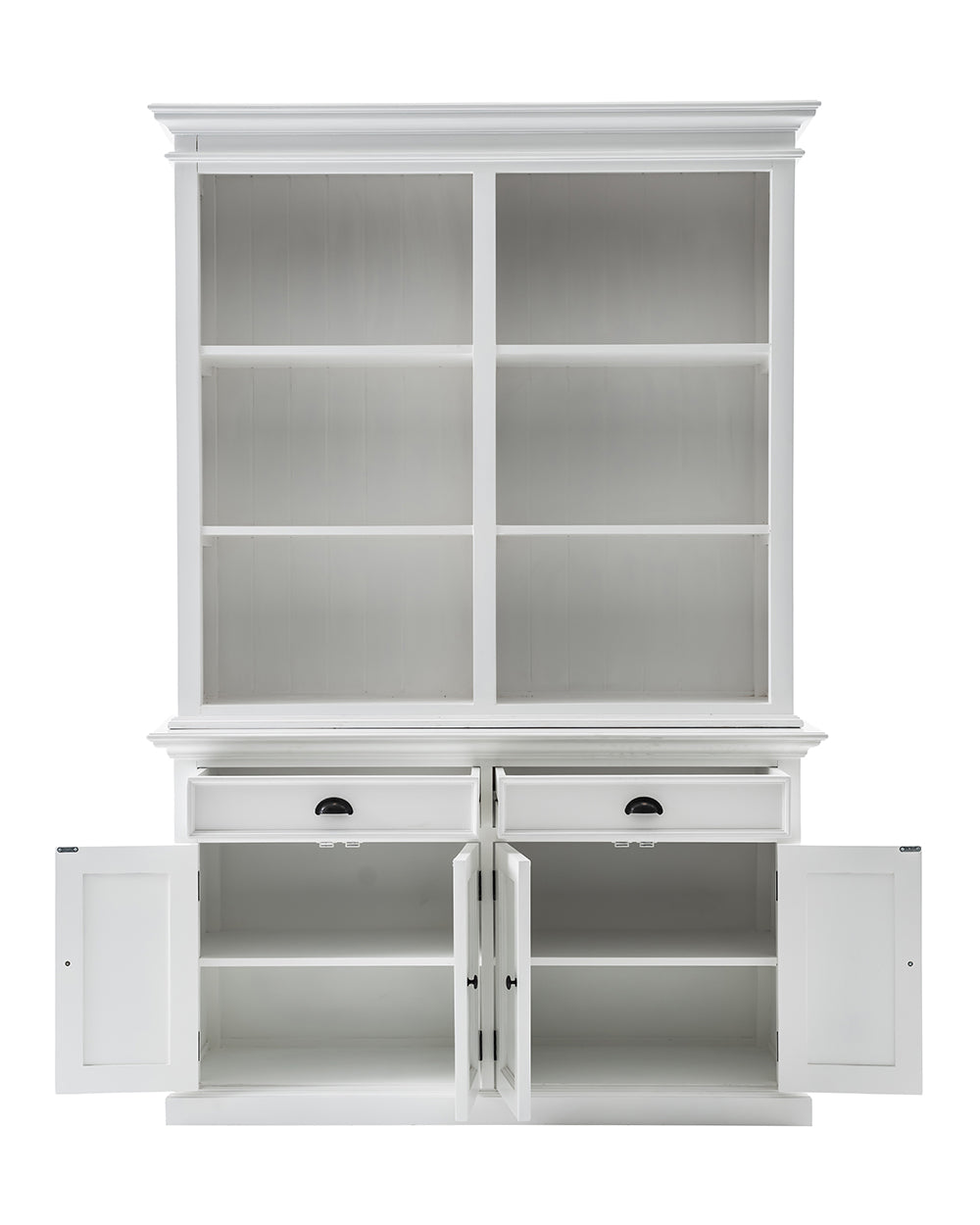 Buffet Hutch Unit with 6 Shelves - Lifestyle View | Marcottestyle