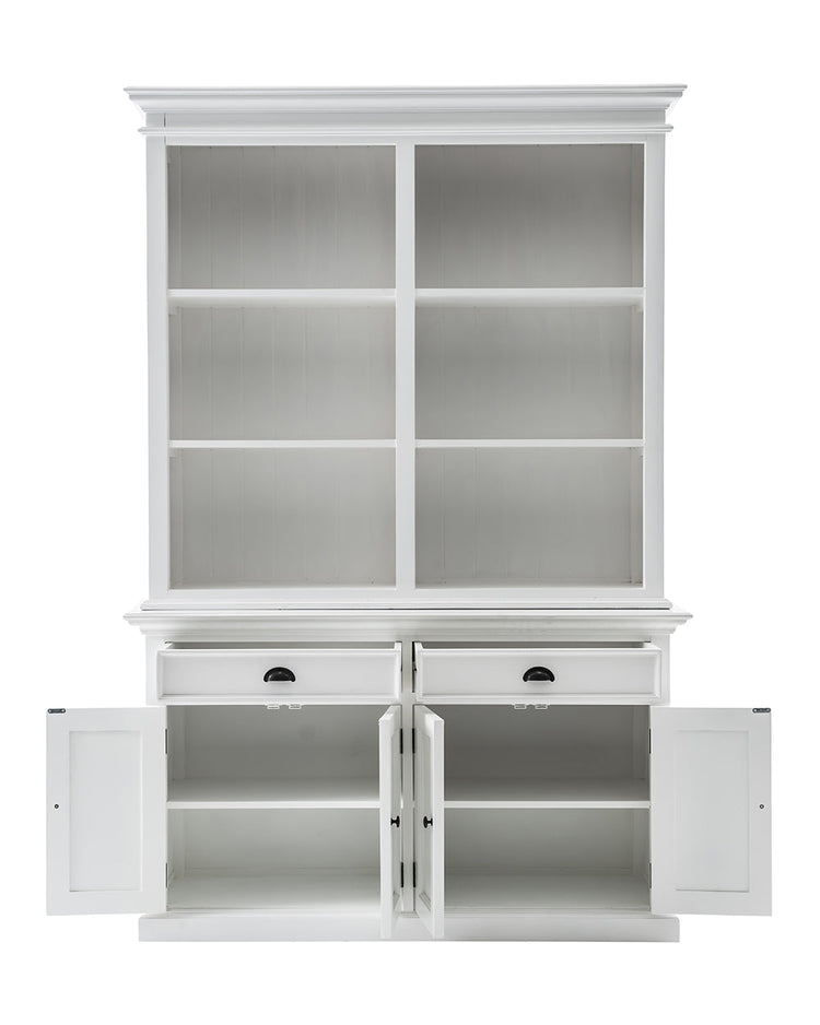 Buffet Hutch Unit with 6 Shelves - Lifestyle View | Marcottestyle