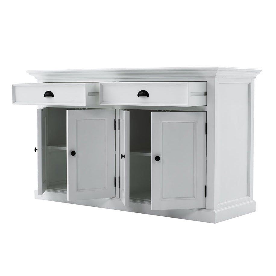 Buffet Hutch Unit with 6 Shelves - Lifestyle View | Marcottestyle