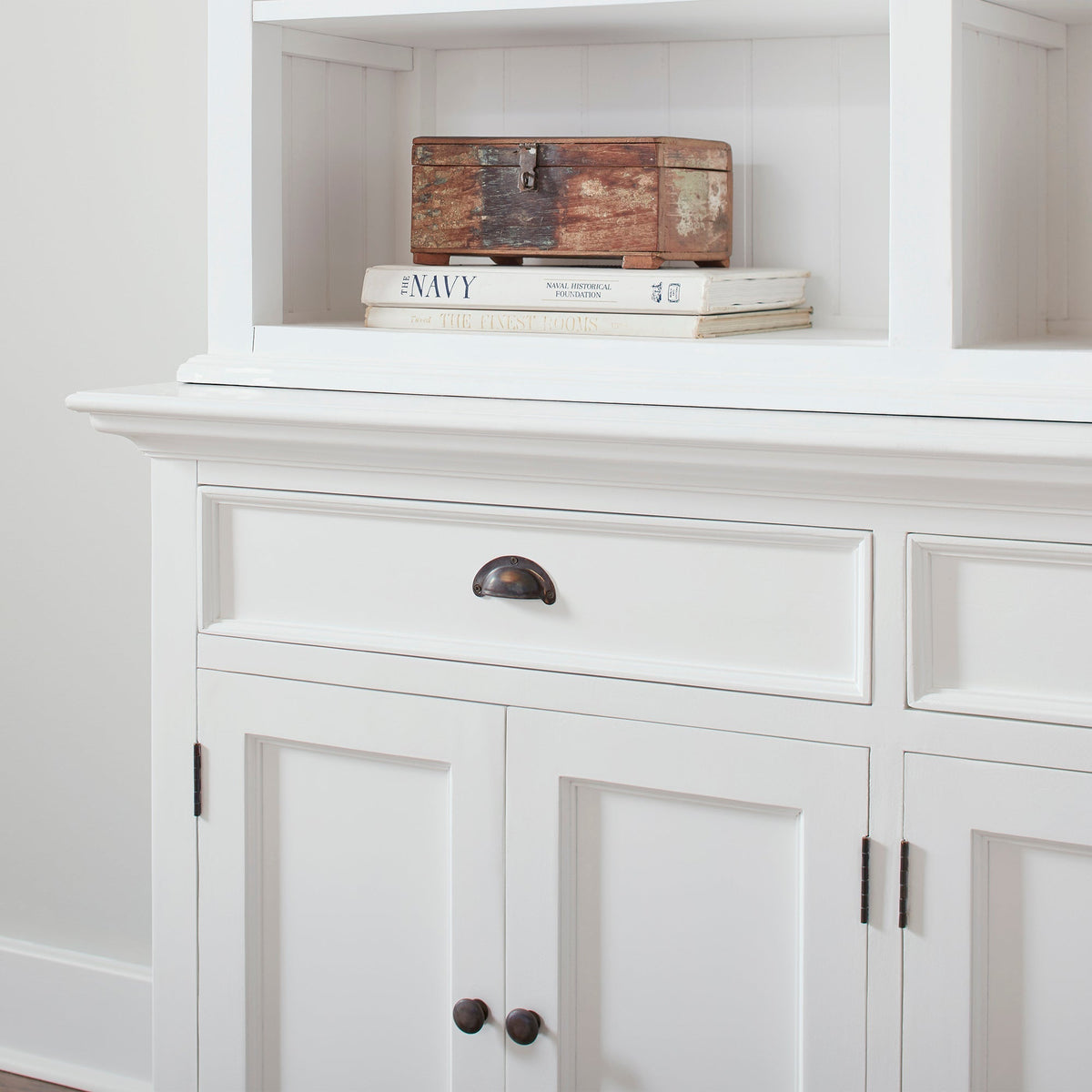 Buffet Hutch Unit with 8 Shelves - Lifestyle View | Marcottestyle