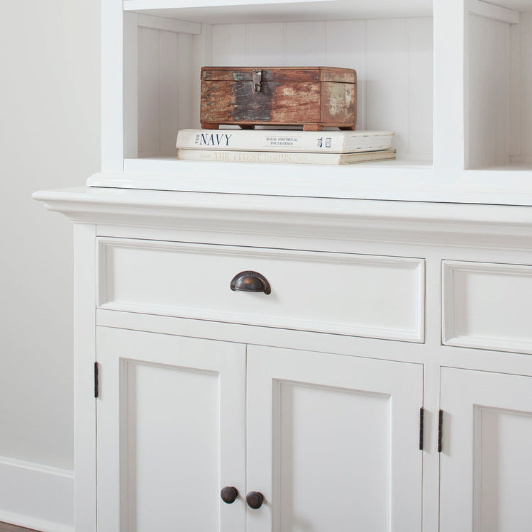 Buffet Hutch Unit with 8 Shelves - Lifestyle View | Marcottestyle