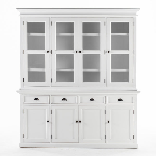 Buffet Hutch Unit with 4 Glass Doors | Marcottestyle