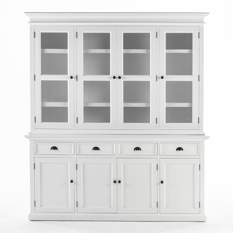 Buffet Hutch Unit with 4 Glass Doors | Marcottestyle