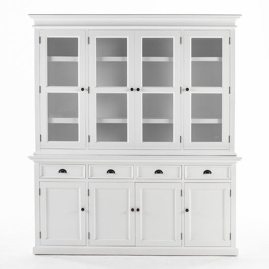Buffet Hutch Unit with 4 Glass Doors | Marcottestyle