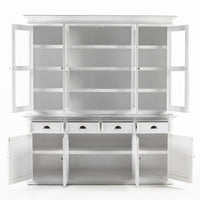 Buffet Vaisselier avec 4 Portes en verre