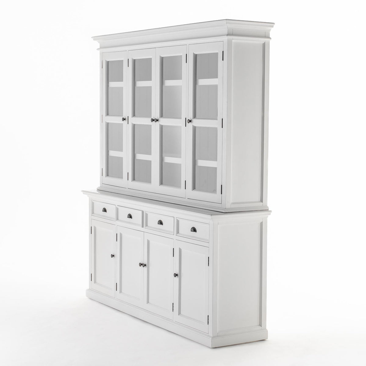 Buffet Hutch Unit with 4 Glass Doors - Photo lifestyle | Marcottestyle