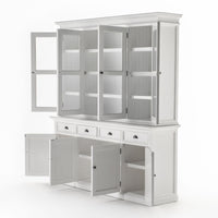 Buffet Vaisselier avec 4 Portes en verre