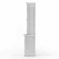 Buffet Vaisselier avec 4 Portes en verre