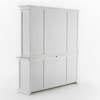 Buffet Vaisselier avec 4 Portes en verre