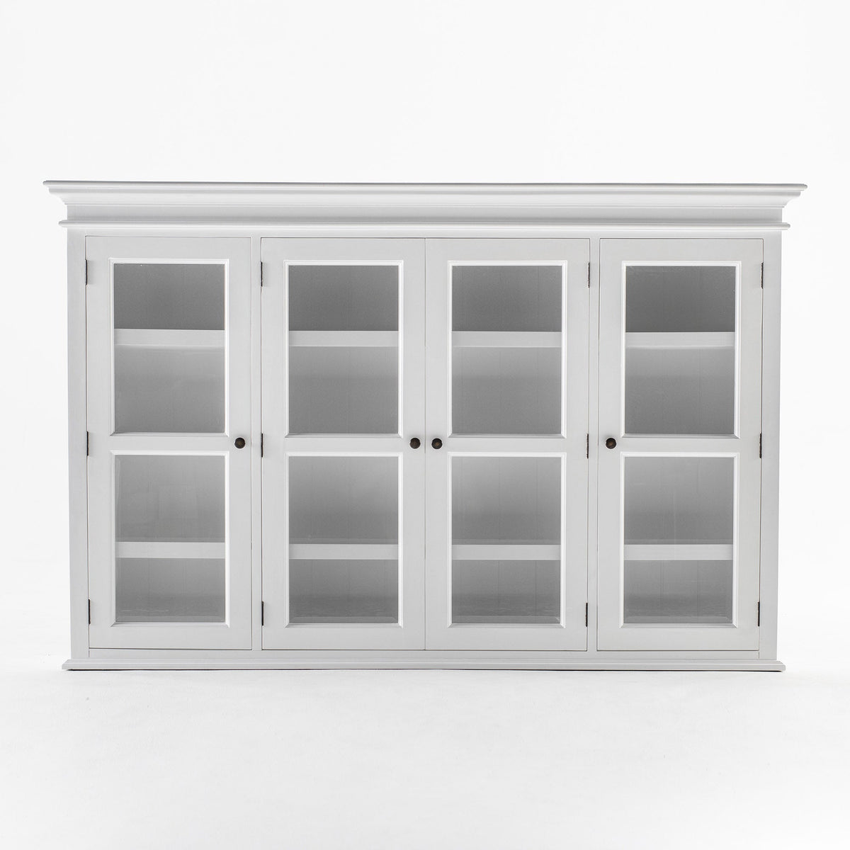 Buffet Hutch Unit with 4 Glass Doors | Marcottestyle