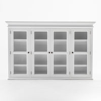 Buffet Vaisselier avec 4 Portes en verre