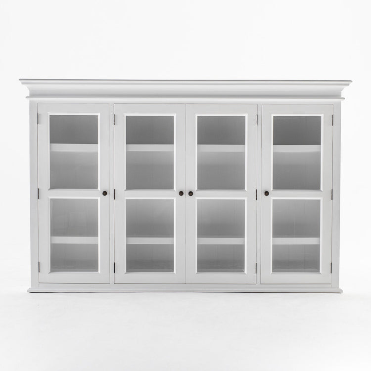 Buffet Hutch Unit with 4 Glass Doors | Marcottestyle