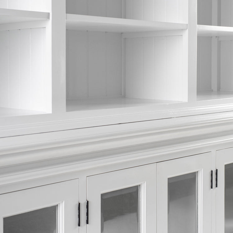 Halifax Hutch Unit with 6 Glass Doors - Photo lifestyle | Marcottestyle