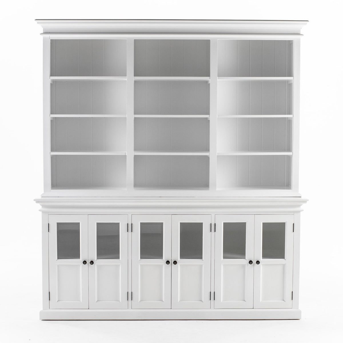Halifax Hutch Unit with 6 Glass Doors - Photo lifestyle | Marcottestyle